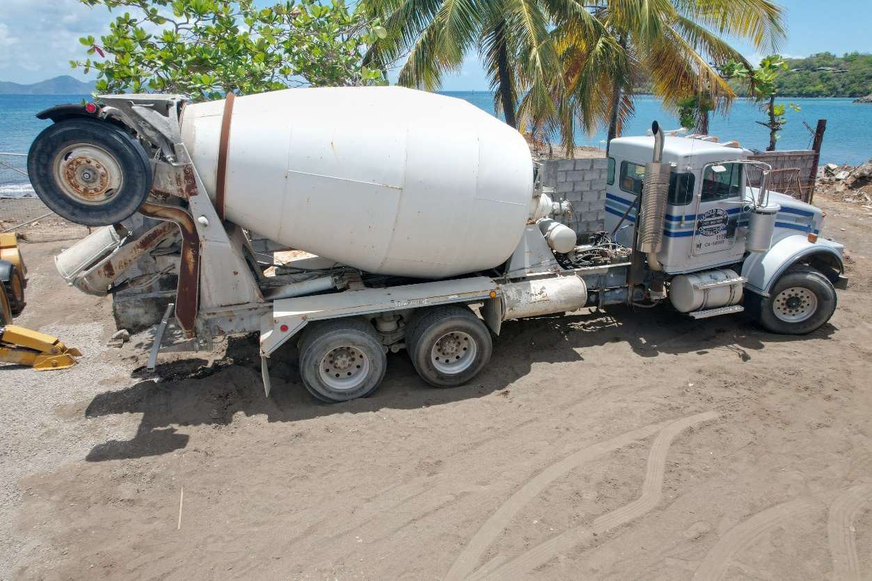 Concrete mixer truck
